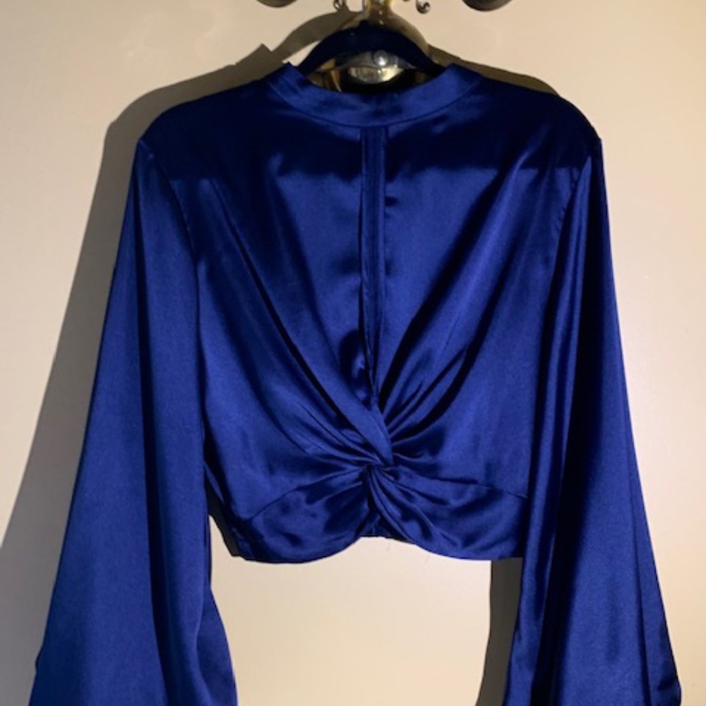 Dressy Crop top Long Sleeve